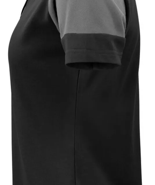 Prime Polo Dames Zwart/staalgrijs