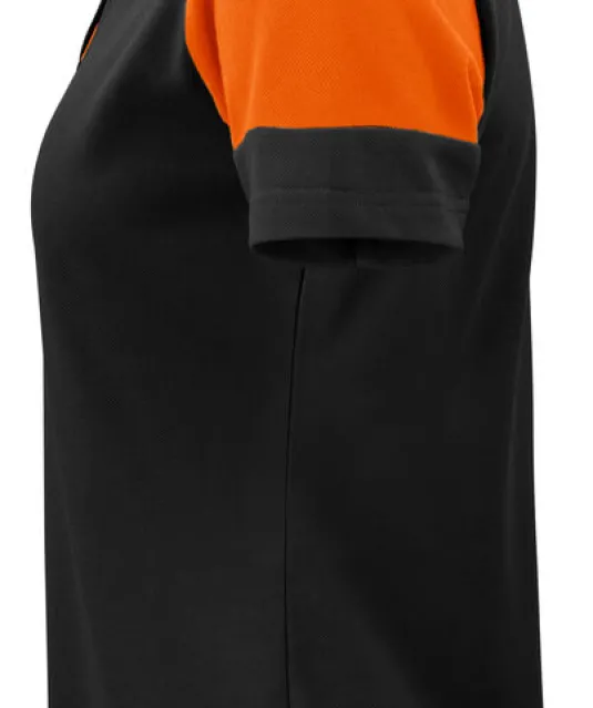 Prime Polo Dames Zwart/oranje