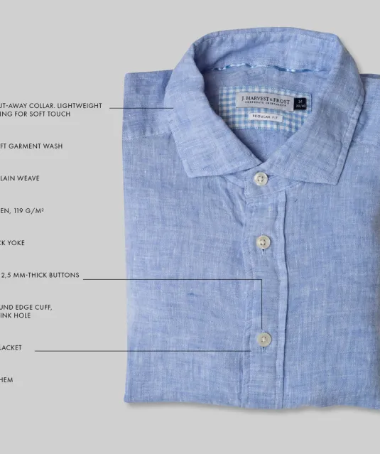 Indigo Bow 33  Hemd Regular Fit Heren Wit