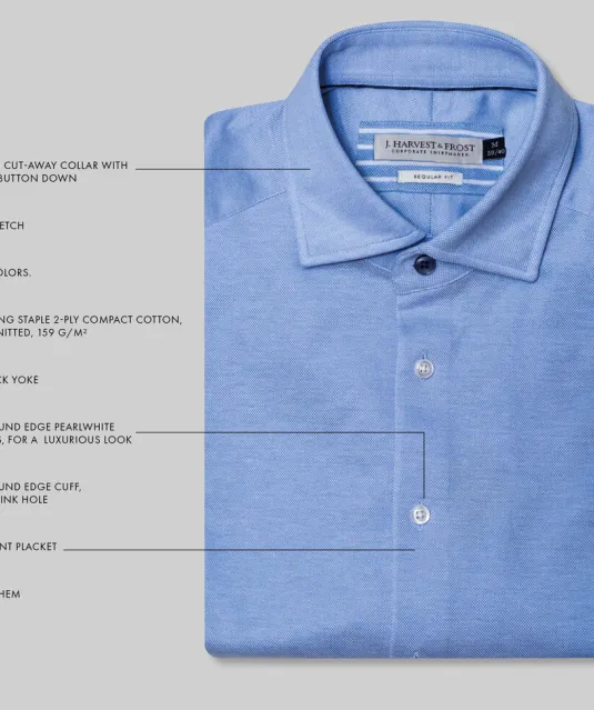 Indigo Bow 34  Hemd Regular Fit Heren Wit