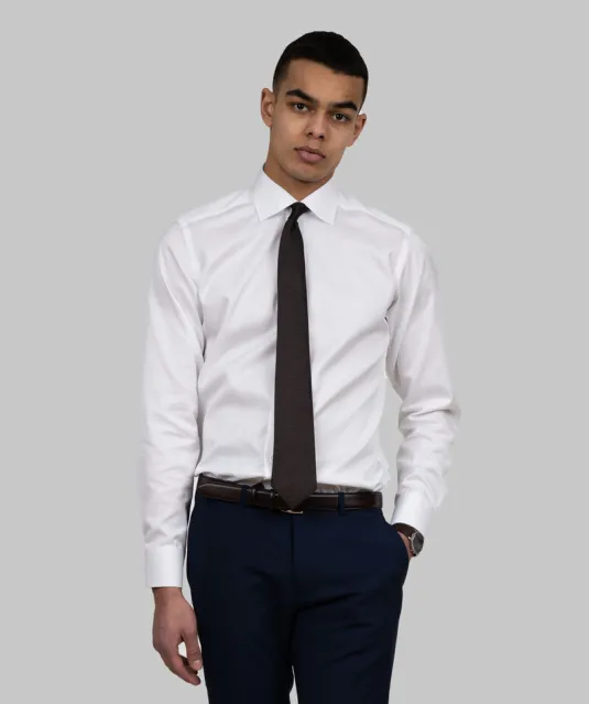 Green Bow 01  Hemd Slim Fit Heren Wit