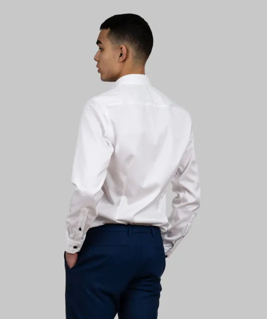 Red Bow 20  Hemd Slim Fit Heren Wit/marine