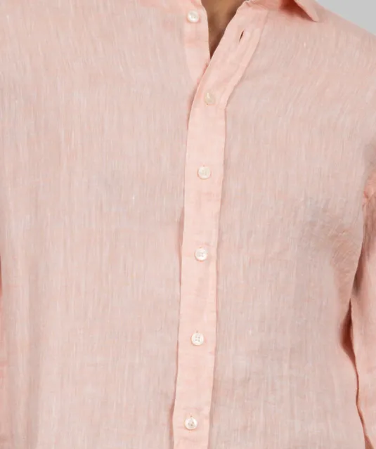 Indigo Bow 33  Hemd Slim Fit Heren Oranje