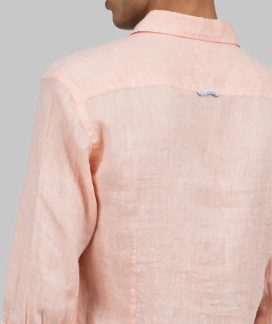 Indigo Bow 33  Hemd Slim Fit Heren Oranje