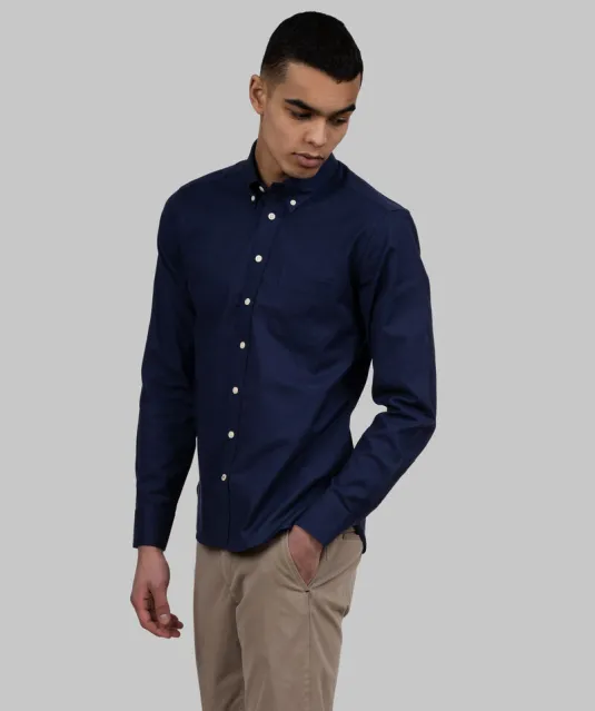 Yellow Bow 54  Hemd Slim Fit Heren Marine