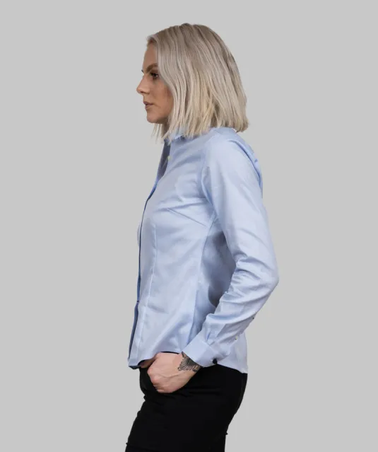 Black Bow 60  Hemd Dames Lichtblauw