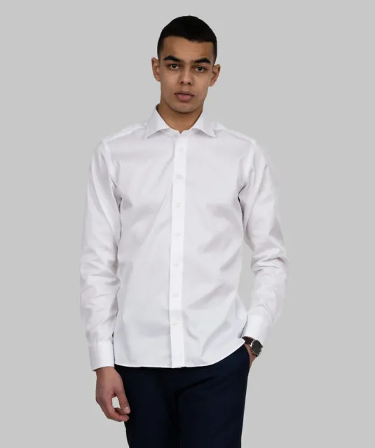 Green Bow 01  Hemd Slim Fit Heren Wit