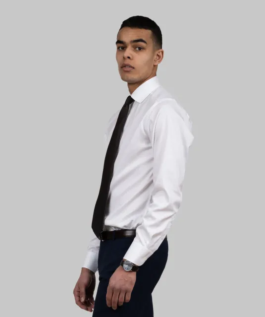 Green Bow 01  Hemd Slim Fit Heren Wit