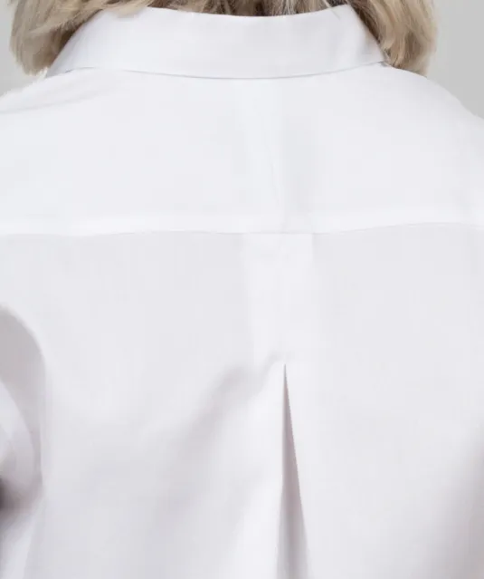 Green Bow 01  Hemd Relaxed Fit Dames Wit