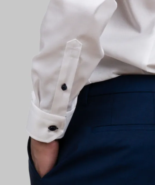 Red Bow 20  Hemd Slim Fit Heren Wit/marine