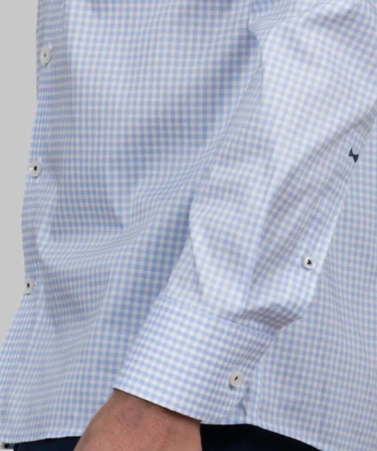 Yellow Bow 53  Hemd Slim Fit Heren Lichtblauw