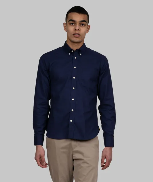 Yellow Bow 54  Hemd Slim Fit Heren Marine