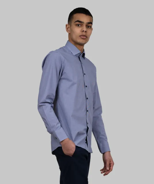 Purple Bow 141  Hemd Slim Fit Man Donker marine