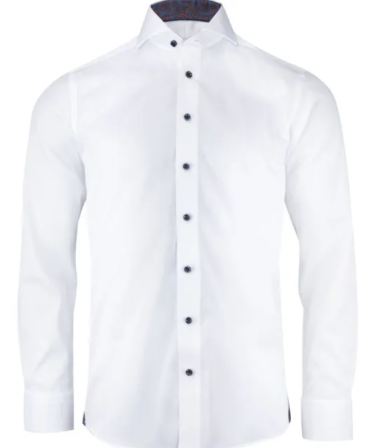 Purple Bow 146  Hemd Slim Fit Heren Ecru