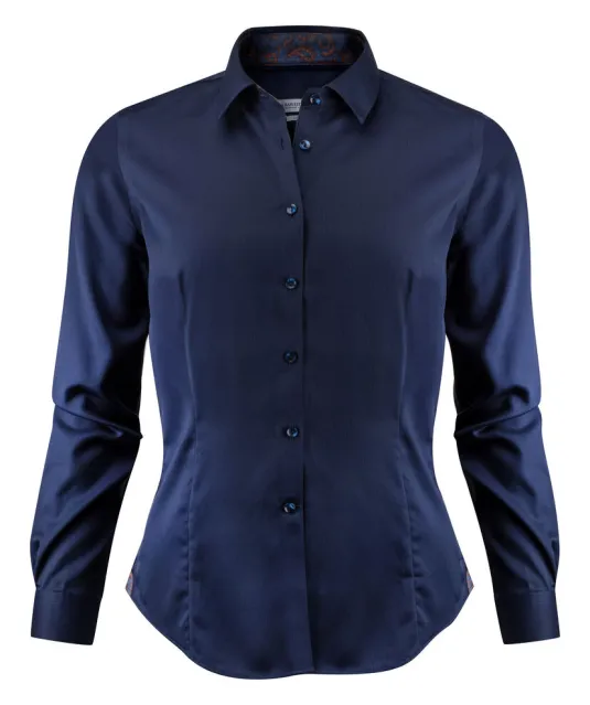 Purple Bow 146  Hemd Dames Donkerblauw mêlée