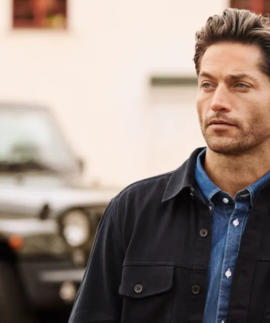 Highwoods Overshirt Unisex Marine