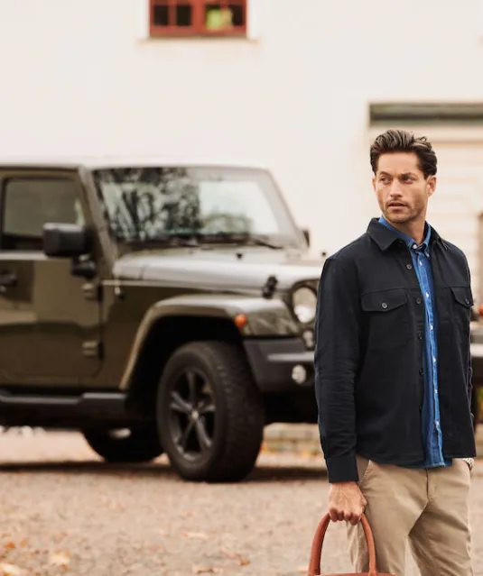 Highwoods Overshirt Unisex Marine