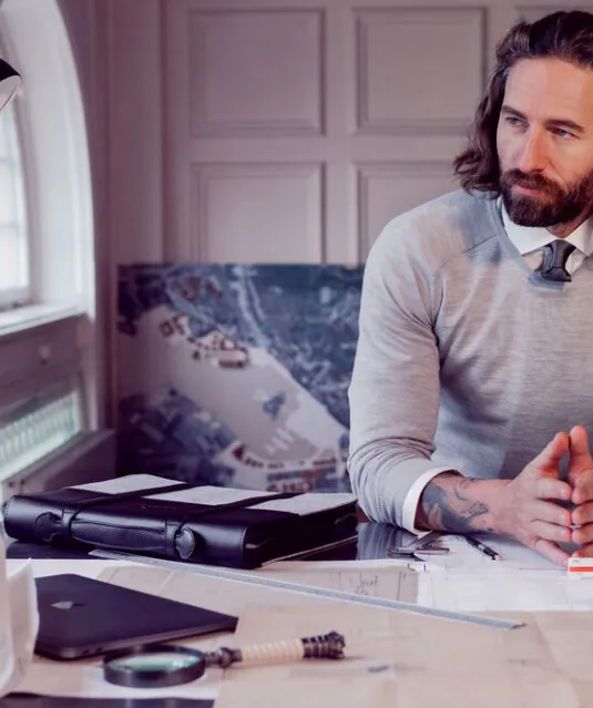 Green Bow 01  Hemd Slim Fit Heren Wit