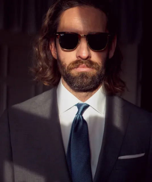 Green Bow 01  Hemd Slim Fit Heren Wit