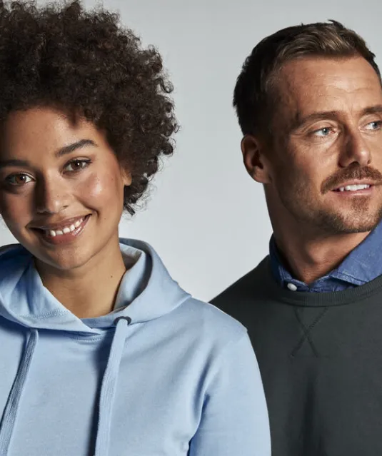 HOODIE LADY - GOTS GECERTIFICEERD Lichtblauw