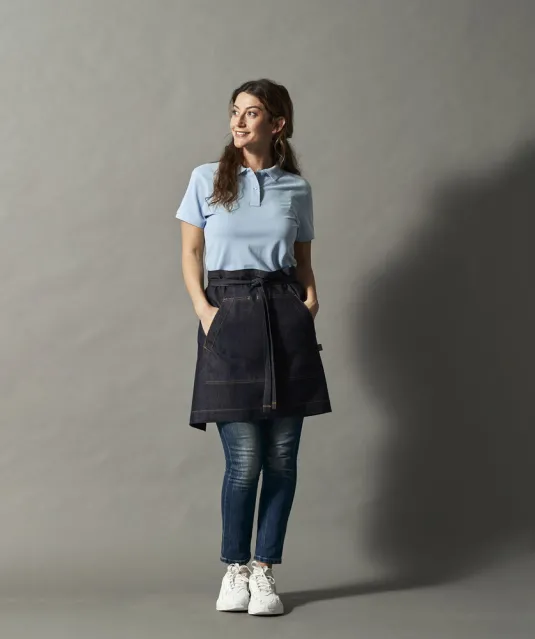 POLO PIQUE LADY - GOTS GECERTIFICEERD Lichtblauw