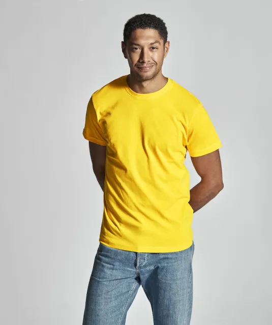 T-SHIRT MAN - GOTS GECERTIFICEERD Geel