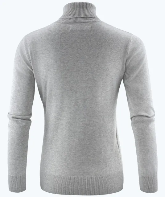 Ashland Turtle Gebreide Sweater Dames Grijs mélée