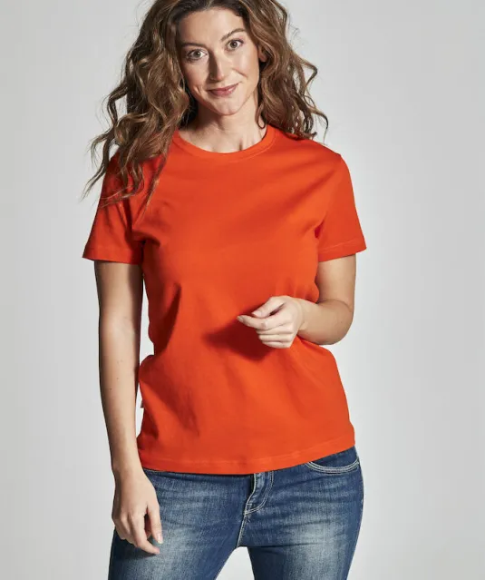 T-SHIRT LADY - GOTS GECERTIFICEERD Wit