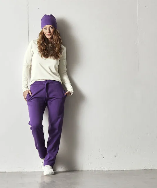SWEAT PANTS MAN - GOTS GECERTIFICEERD Wit