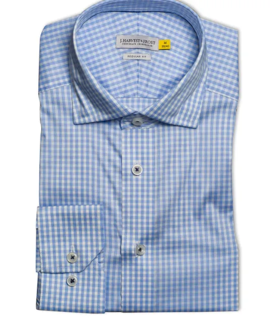 Yellow Bow 53  Hemd Regular Fit Heren Lichtblauw