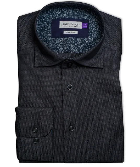 Purple Bow 142  Hemd Regular Fit Heren Grijs
