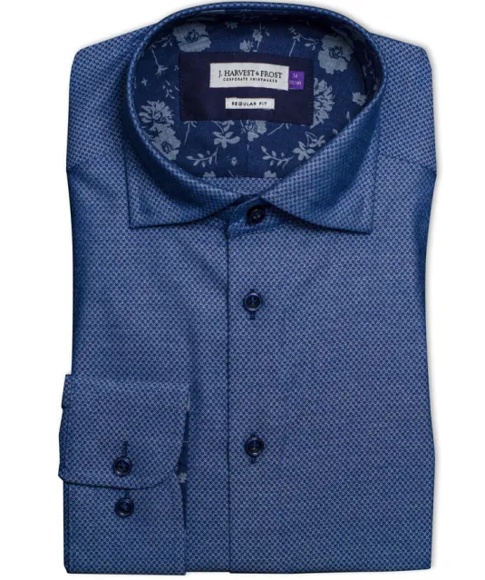 Purple Bow 144 Hemd Regular Fit Heren Lichtblauw