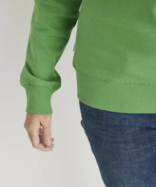 SWEATER CREW NECK LADY - GOTS GECERTIFICEERD Groen