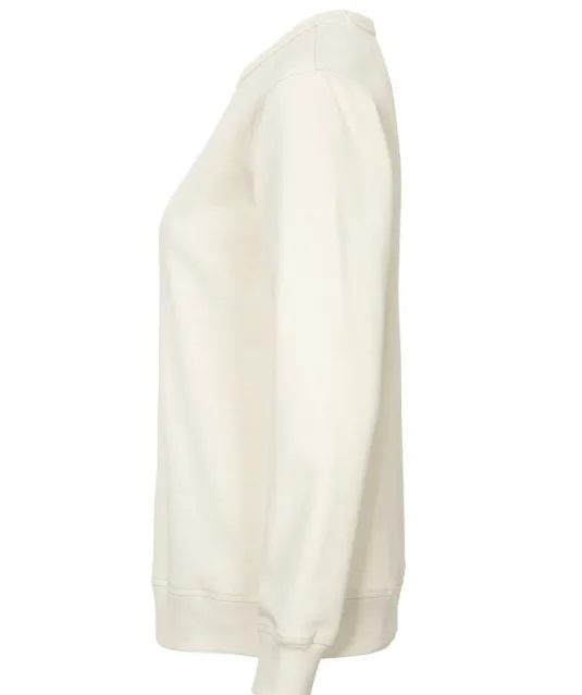 SWEATER CREW NECK LADY - GOTS GECERTIFICEERD Ecru