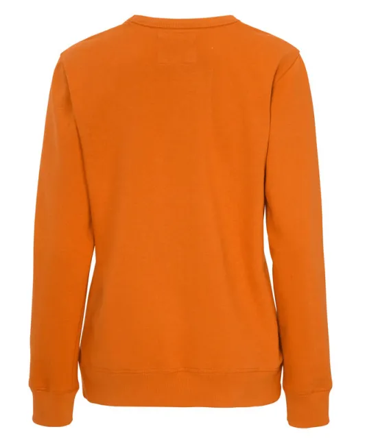 SWEATER CREW NECK LADY - GOTS GECERTIFICEERD Oranje
