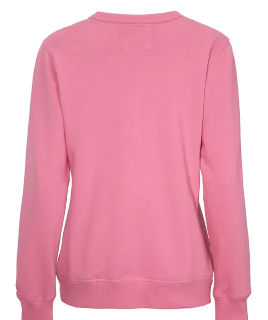 SWEATER CREW NECK LADY - GOTS GECERTIFICEERD Roze