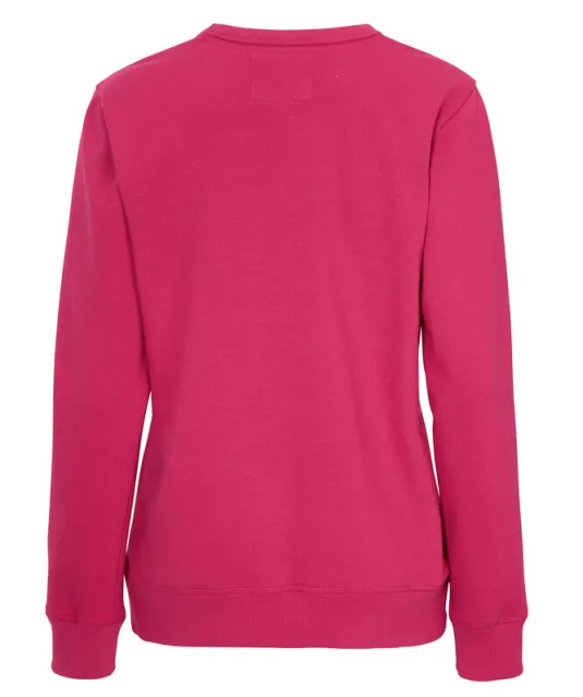 SWEATER CREW NECK LADY - GOTS GECERTIFICEERD Fuchsia
