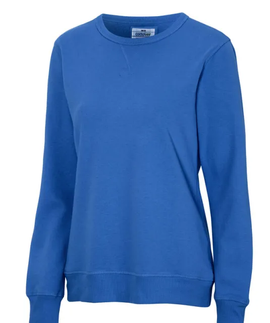 SWEATER CREW NECK LADY - GOTS GECERTIFICEERD Blauw