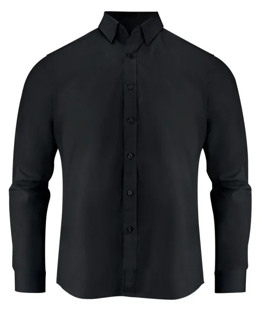 Acton Hemd Heren Zwart