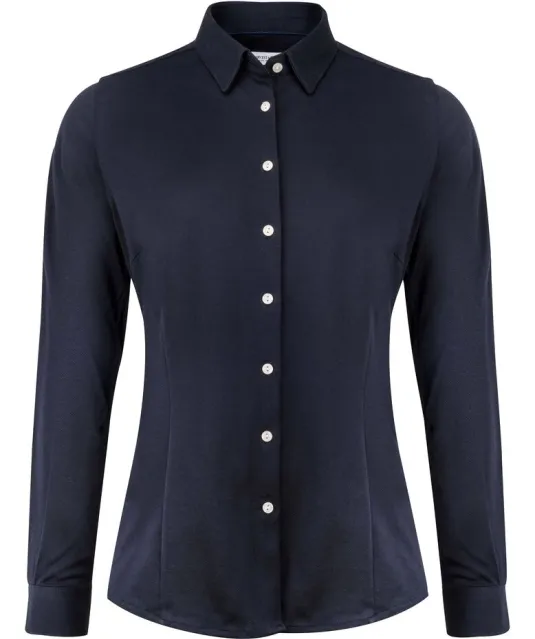 Indigo Bow 34  Hemd Dames Wit