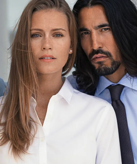 Green Bow 01  Hemd Relaxed Fit Dames Wit