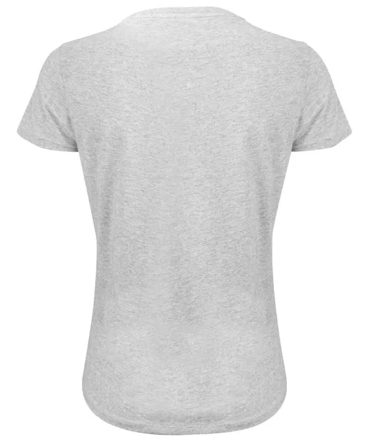 American U  T-Shirt Dames Grijs mélée