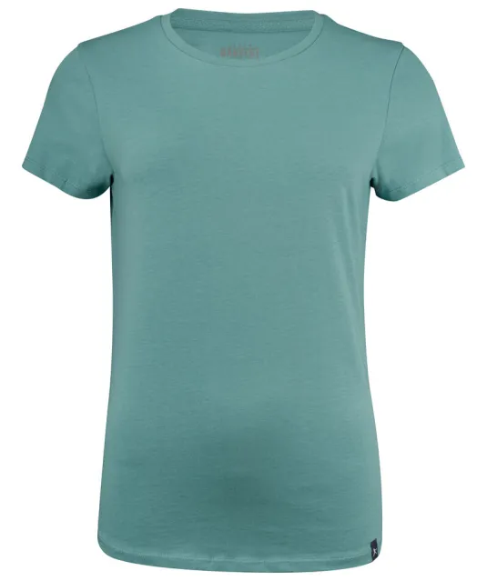 American U  T-Shirt Dames Muntgroen