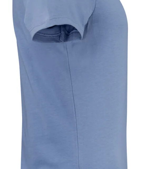 American U  T-Shirt Dames Zomersblauw