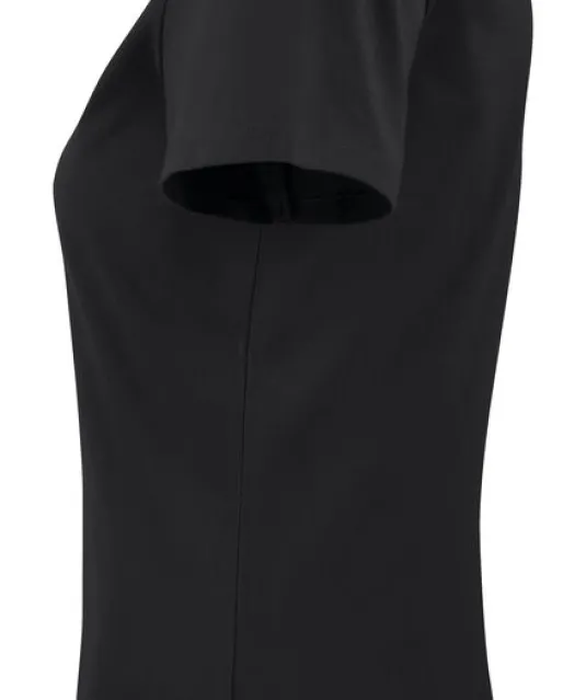 American U  T-Shirt Dames Zwart