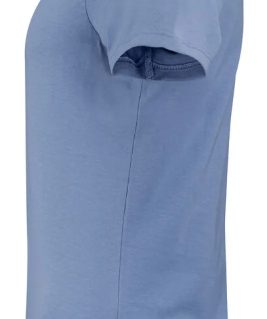 American U  T-Shirt Dames Zomersblauw