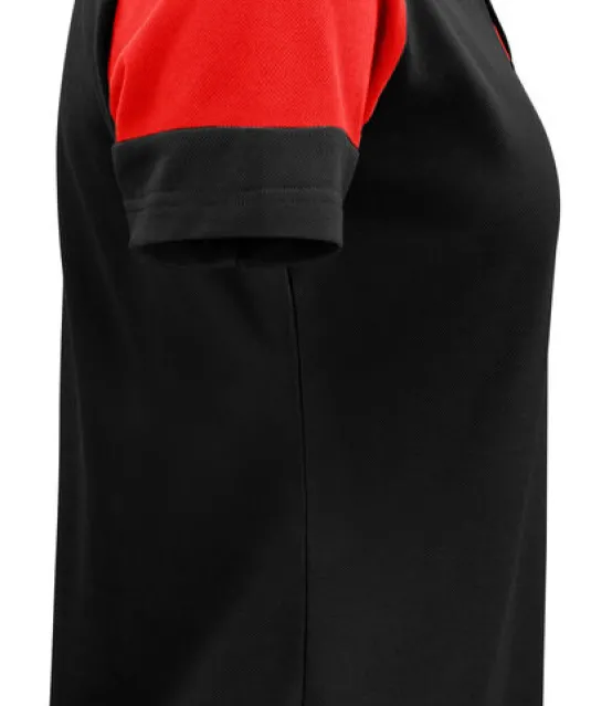 Prime Polo Dames Zwart/rood