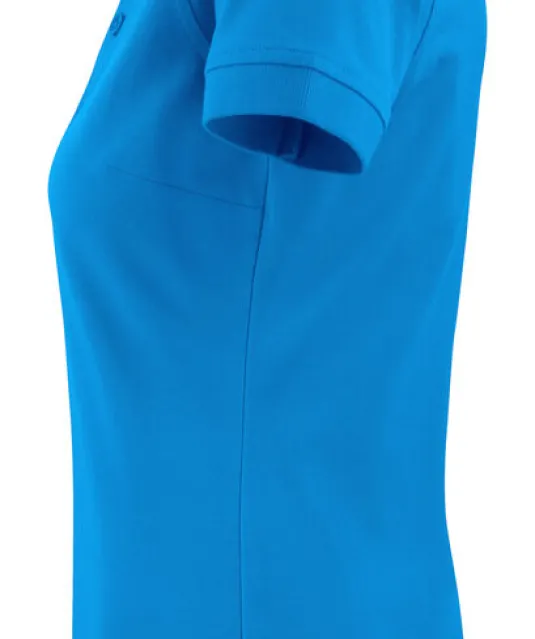 Surf Stretch Polo Pique Dames Oceaan blauw