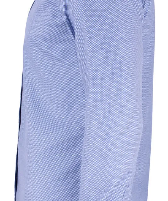 Purple Bow 48 Hemd Slim Fit Heren Blauw patroon