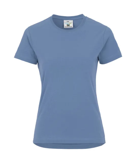 T-SHIRT LADY - GOTS GECERTIFICEERD Roestblauw